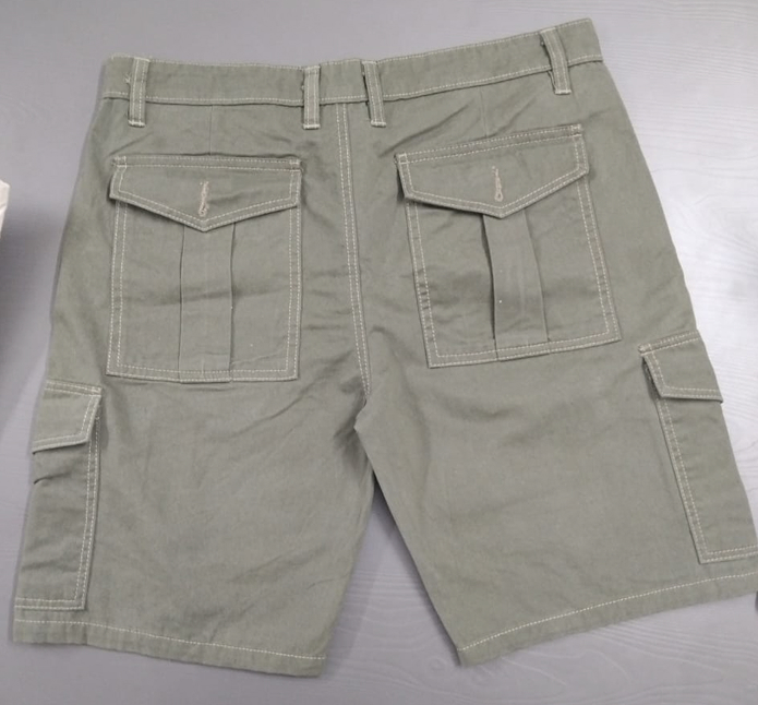Olive Green Tactical Cargo Shorts